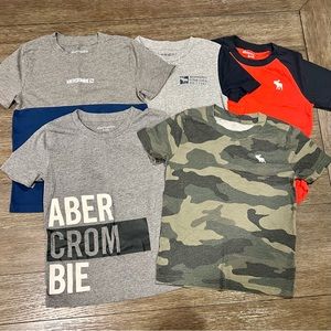 Lot- Abercrombie tshirts 5/6